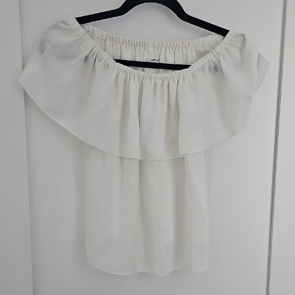 Wilfred Ruffled Cream Blouse Relaxed Fit Size XS - Picture 1 of 7